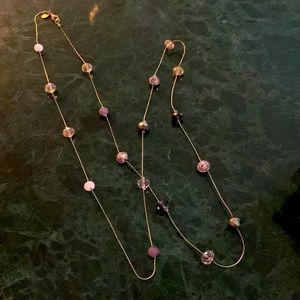 Long strand necklace